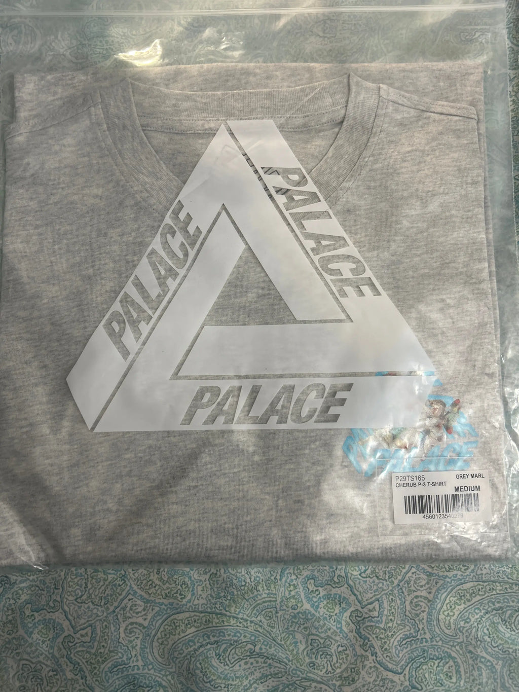 Palace Cherub P3 Tee Grey Medium
