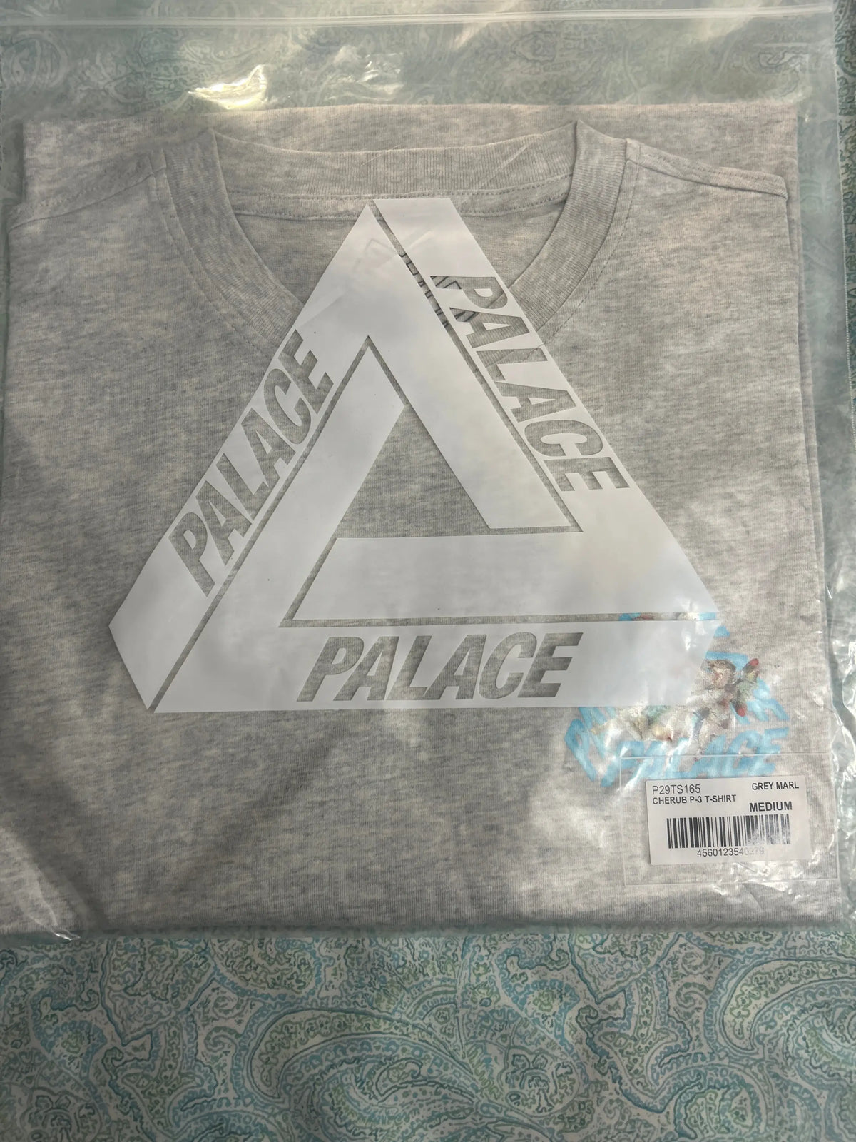 Palace Cherub P3 Tee Grey Medium