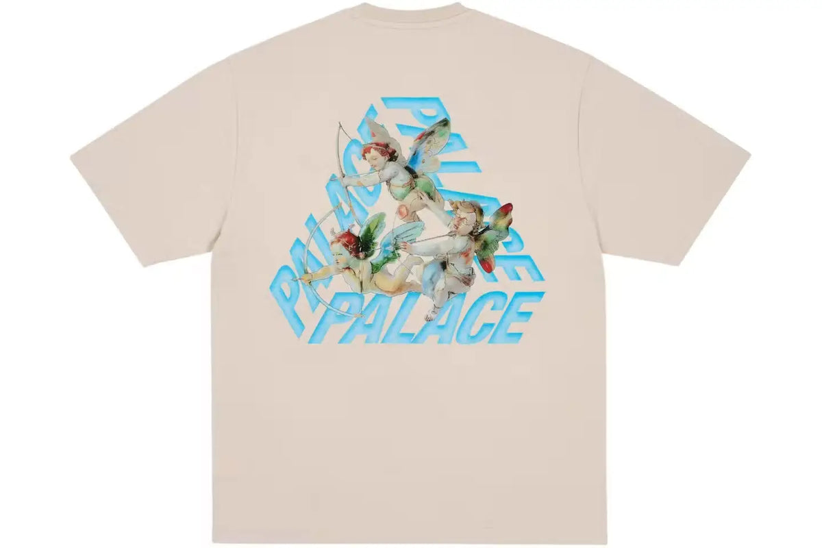 Palace Cherub P3 Tee Grey Stoney Medium