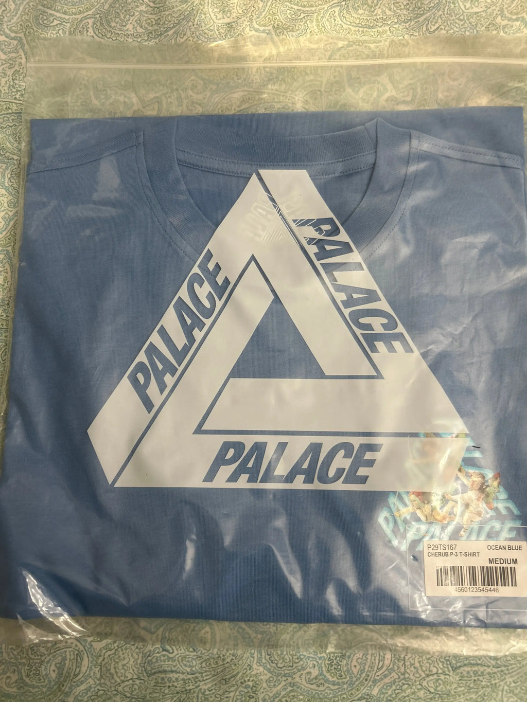 Palace Cherub P3 Tee Ocean Blue Medium