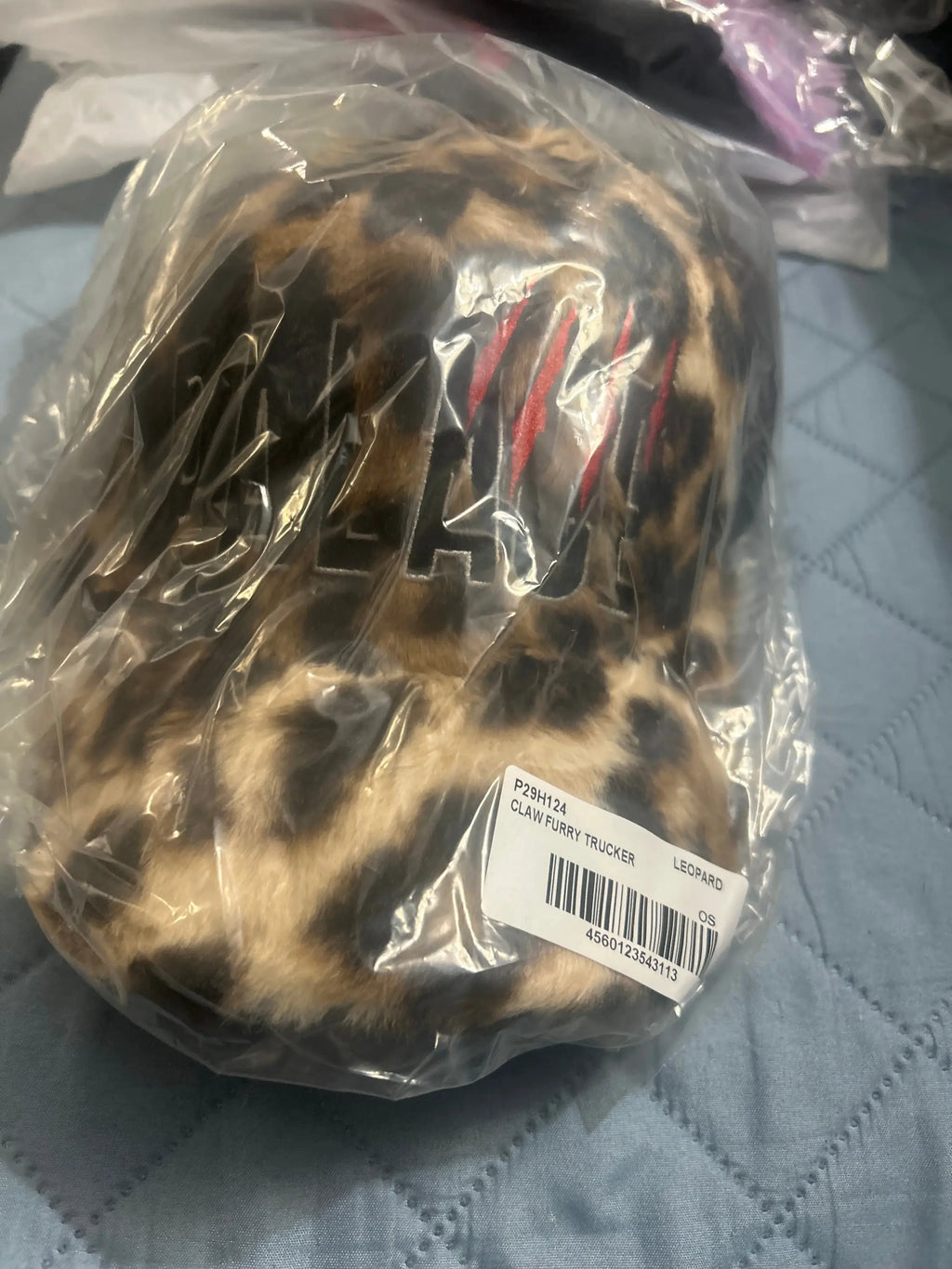 Palace Claw Furry Trucker Leopard
