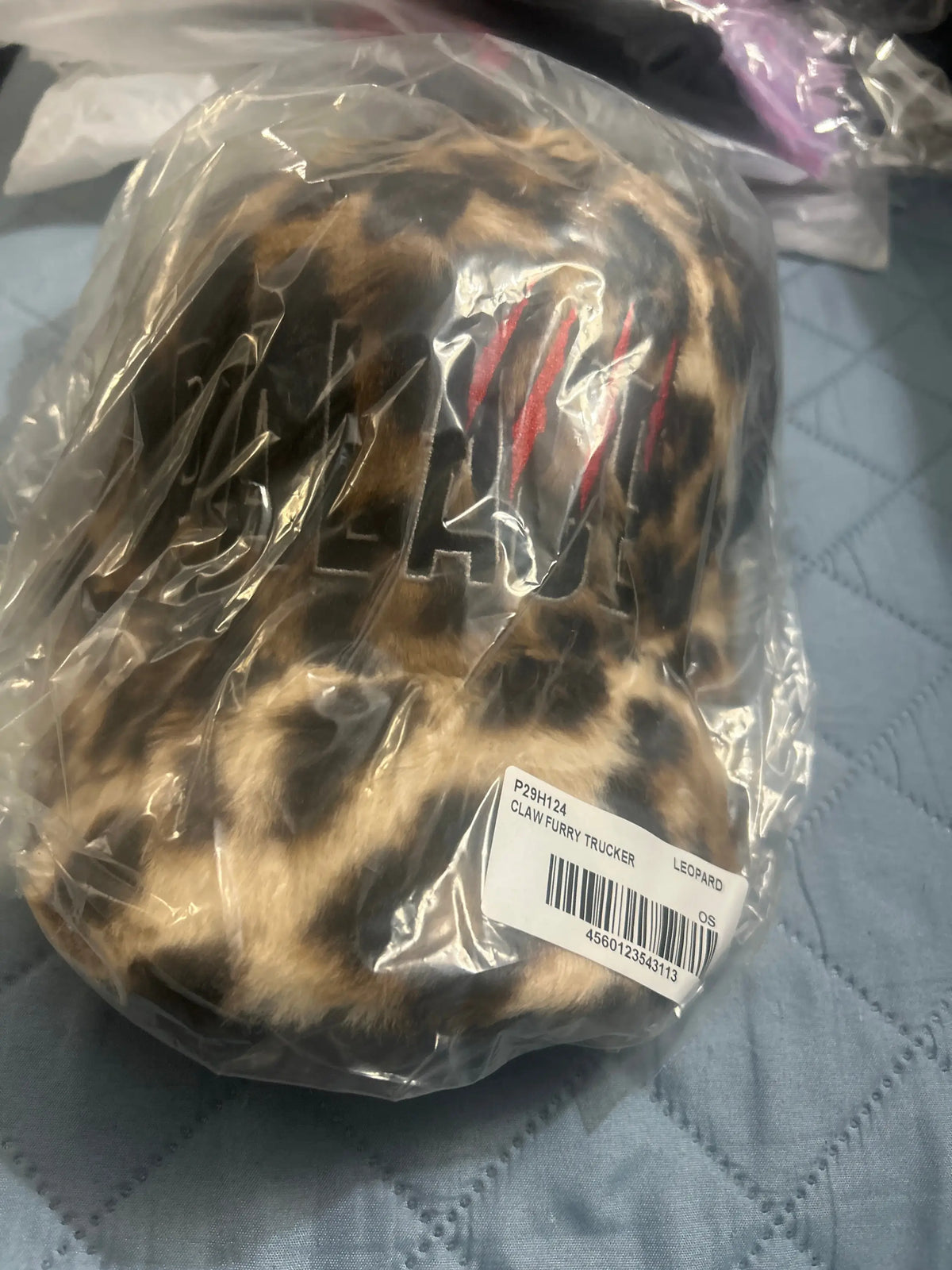 Palace Claw Furry Trucker Leopard
