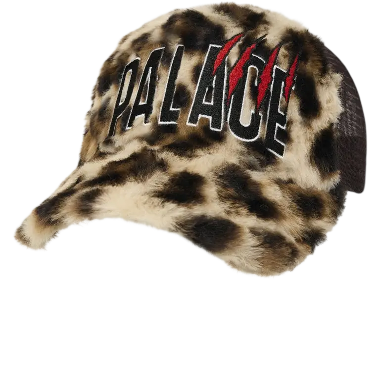 Palace Claw Furry Trucker Leopard - One size