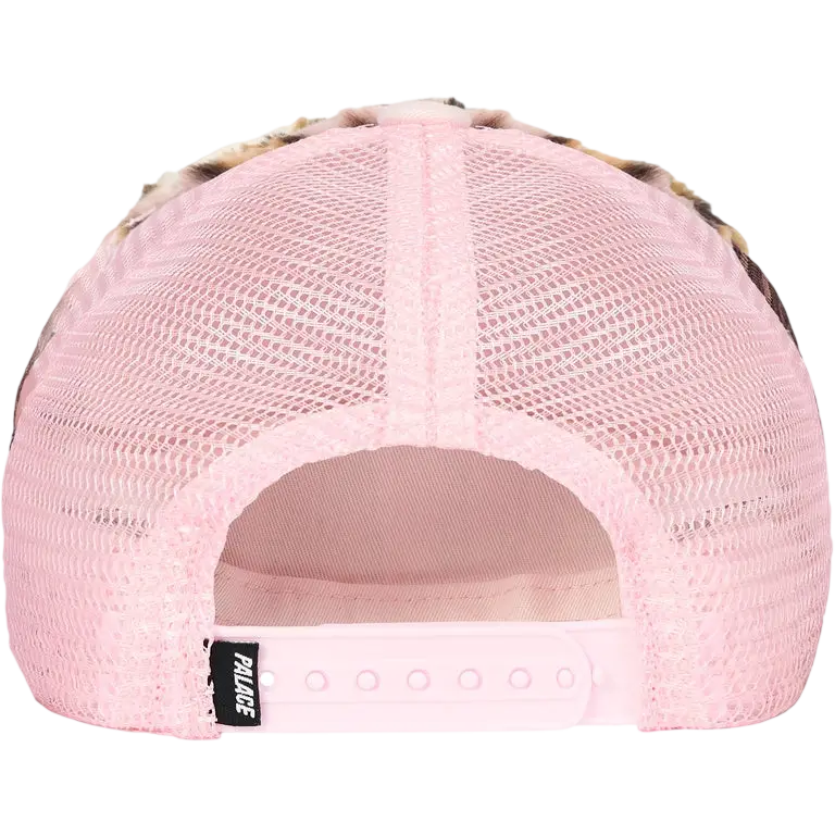 Palace Claw Furry Trucker Pink Leopard - One size