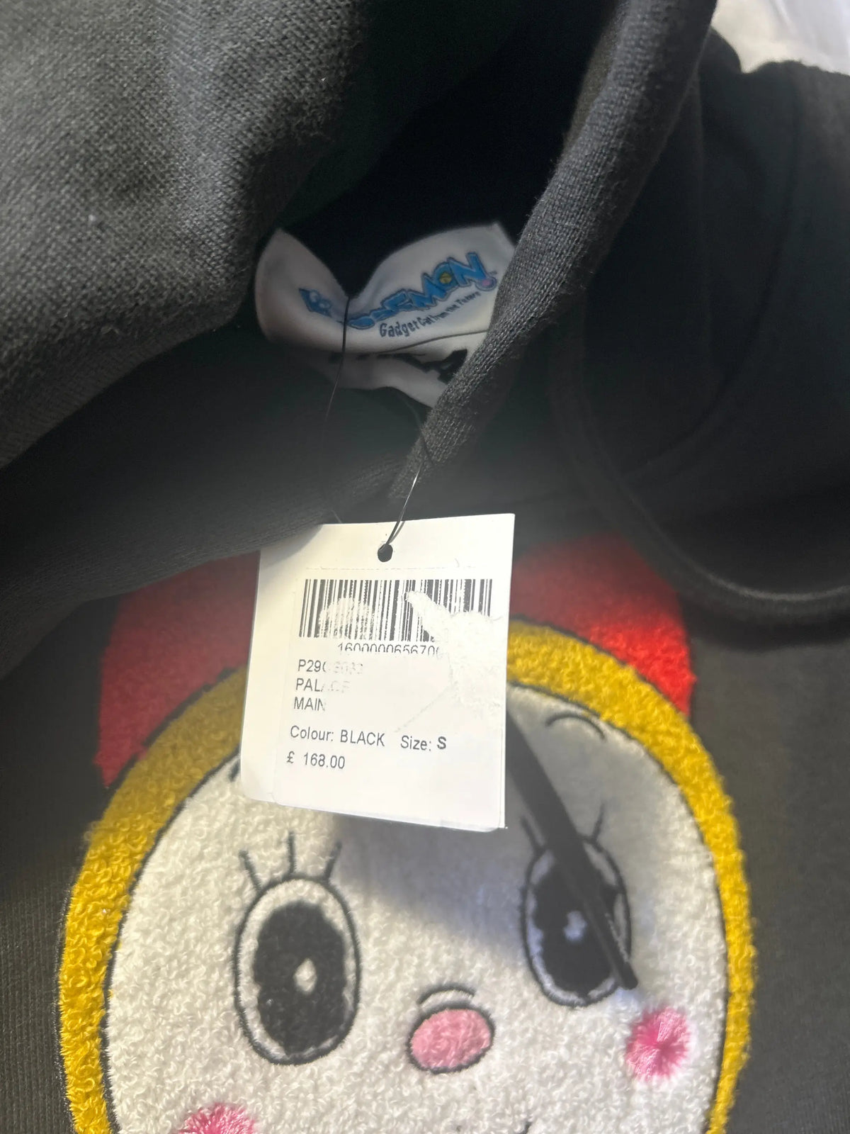 Palace Doraemon Hood Black (Dorami) Medium