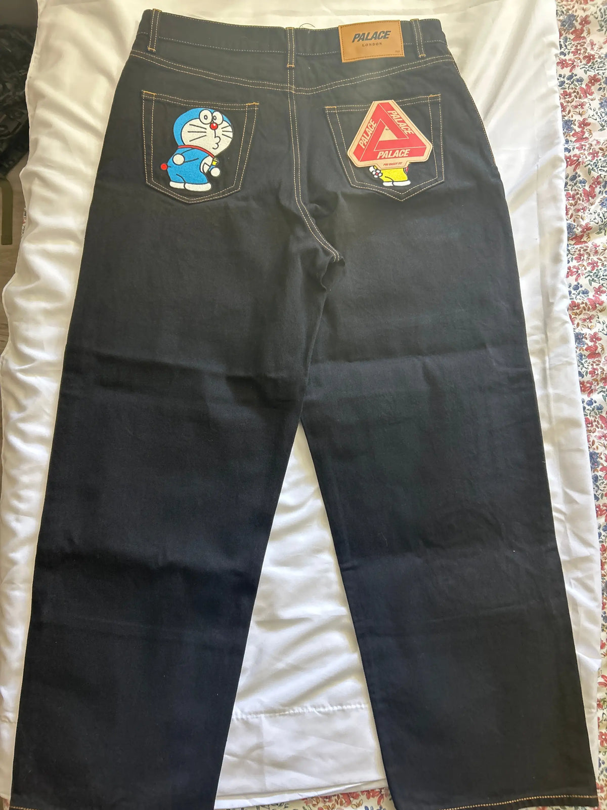 Palace Doraemon P90 Jean Black Stone Wash 30"