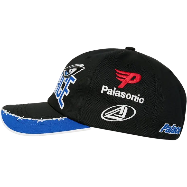 Palace Eyes 6-Panel Black - One size