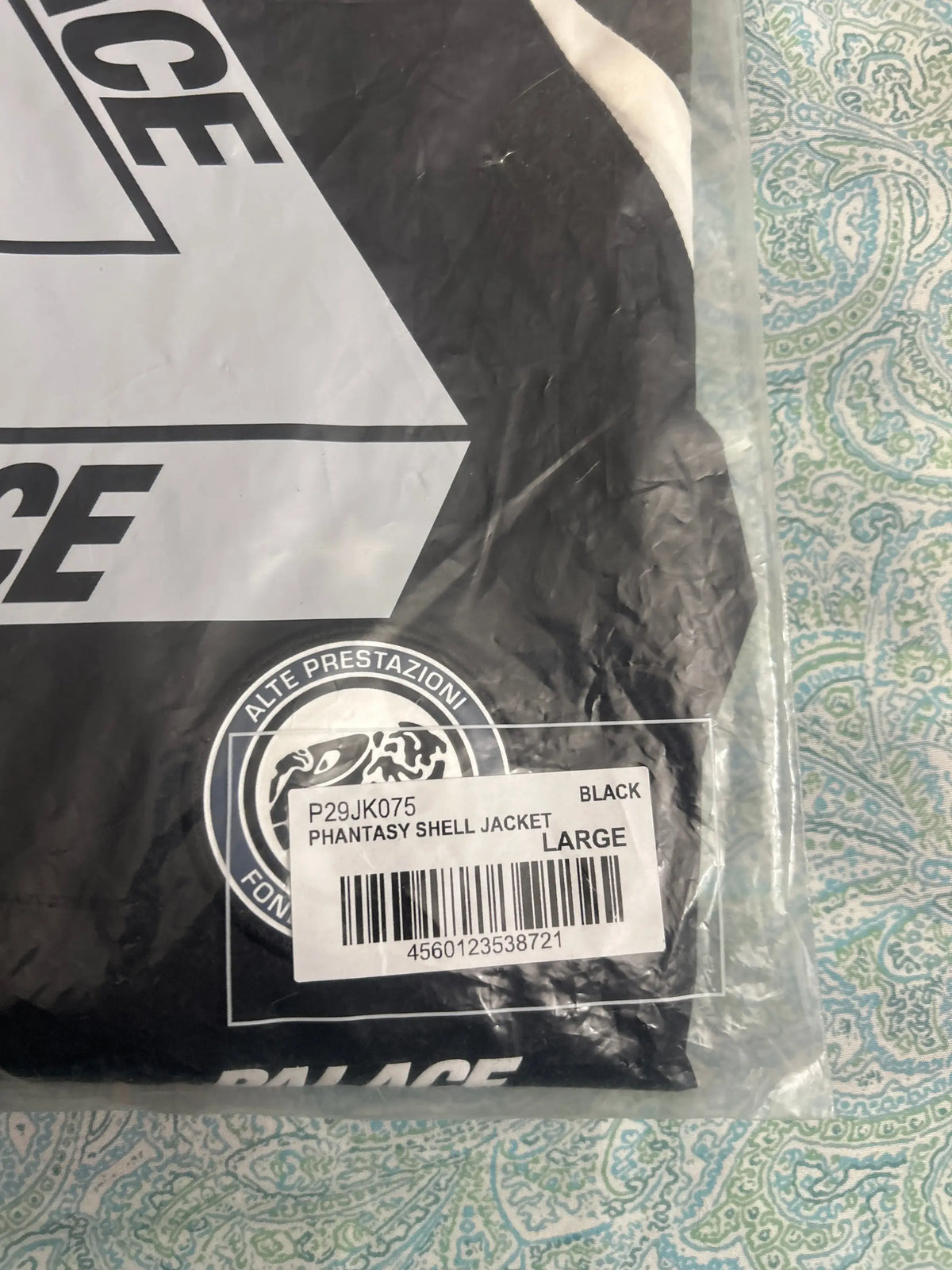 Palace Fantasy Shell Jacket Black Large