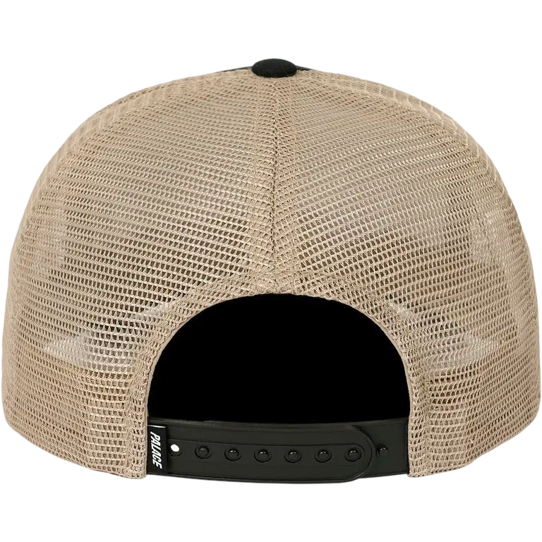 Palace Freedom Distressed Trucker Hat Black - One size