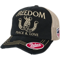 Palace Freedom Distressed Trucker Hat Black - One size