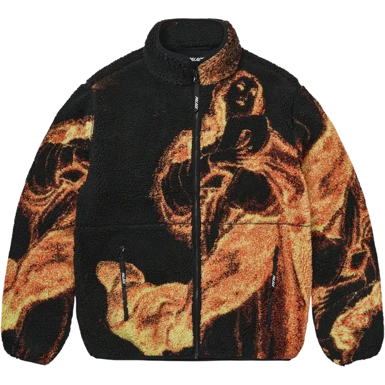 Palace Holy Grail Funnel Fleece Black - M