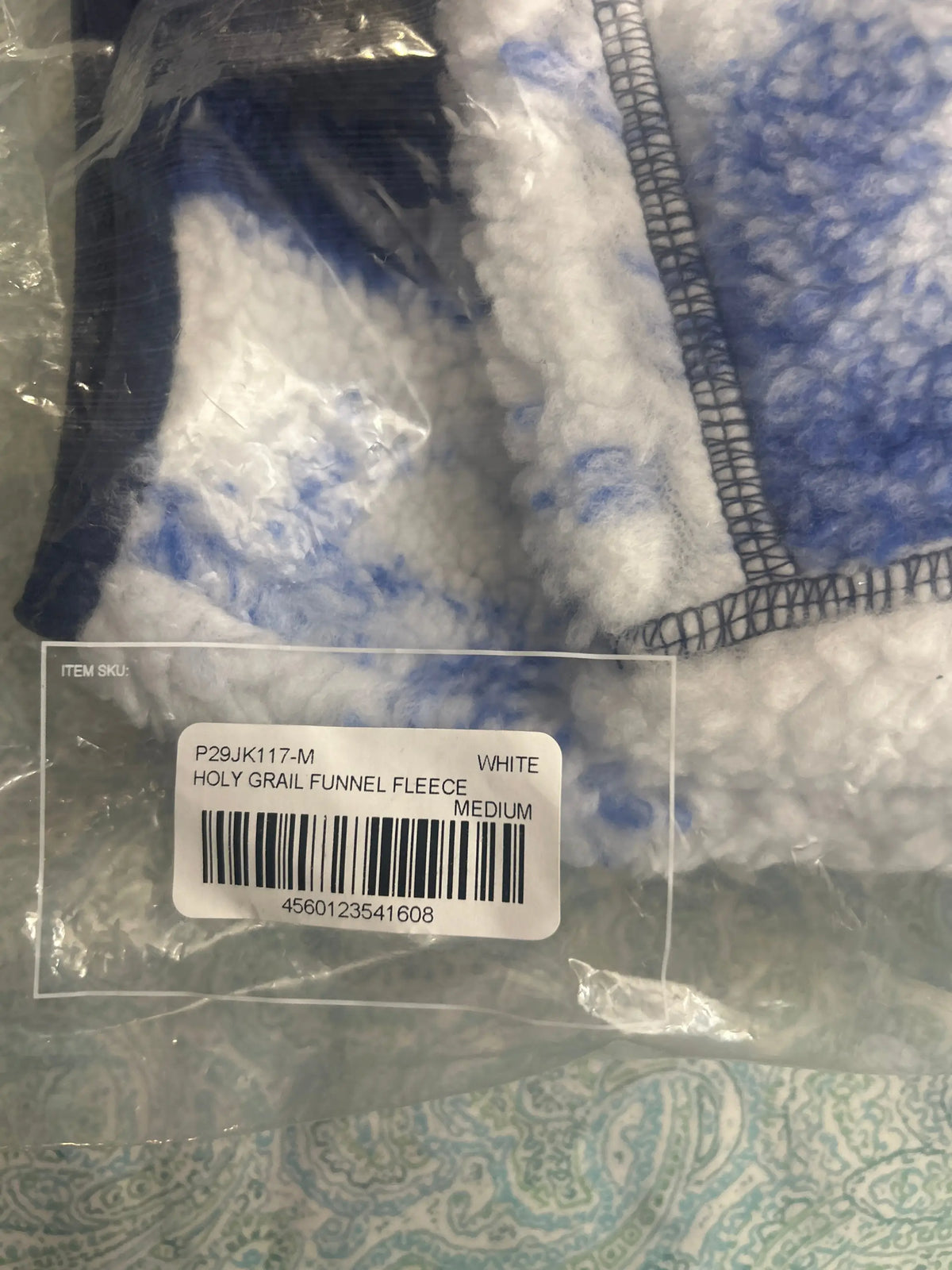 Palace Holy Grail Funnel Fleece White Medium
