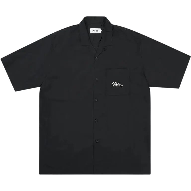 Palace Lucky P Short Sleeve Button Up Black - M