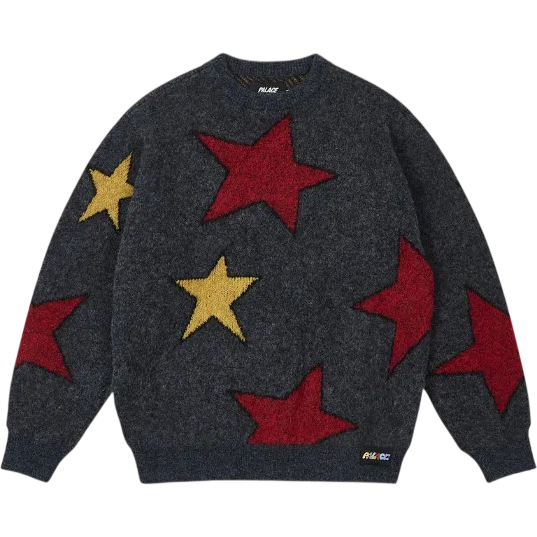 Palace Mark Bode Mohair Knit Black - M