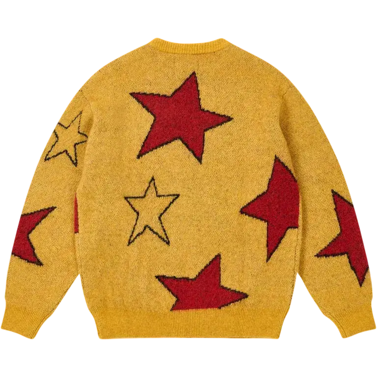 Palace Mark Bode Mohair Knit Yellow - L