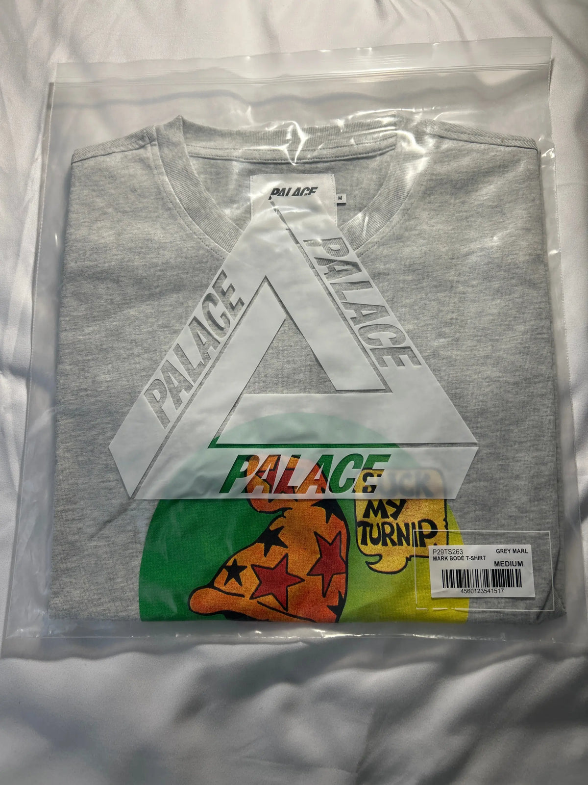 Palace Mark Bode T-Shirt Grey Medium