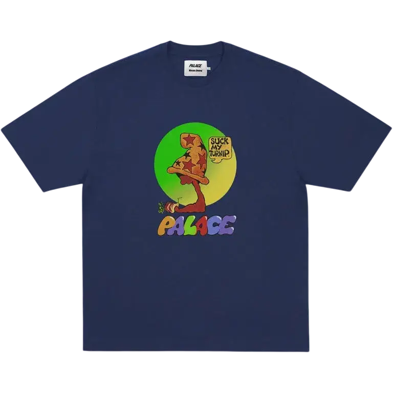 Palace Mark Bode T-Shirt Navy - M