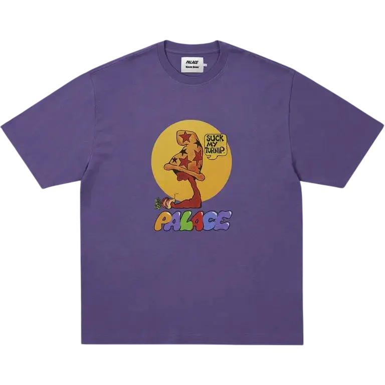 Palace Mark Bode T-Shirt Purple - M