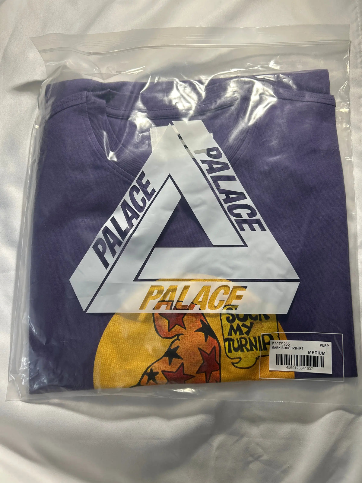 Palace Mark Bode T-Shirt Purple Medium