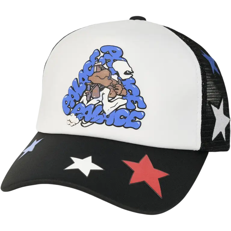 Palace Mark Bode Trucker Cap Black - One size