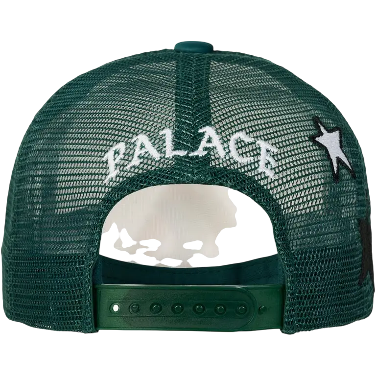 Palace Mark Bode Trucker Cap Green - One size