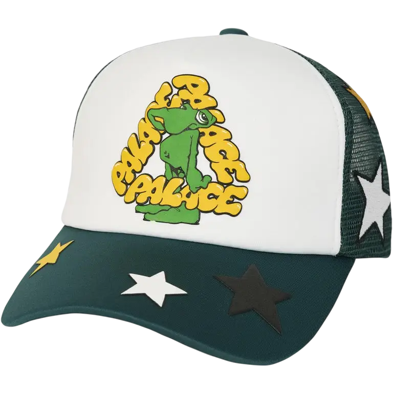 Palace Mark Bode Trucker Cap Green - One size