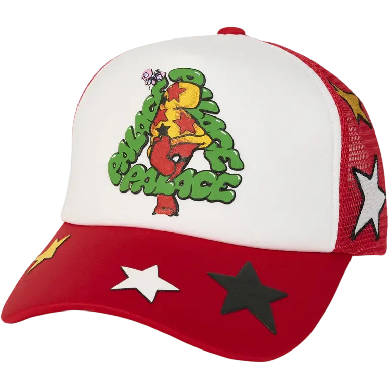 Palace Mark Bode Trucker Cap Red - One size