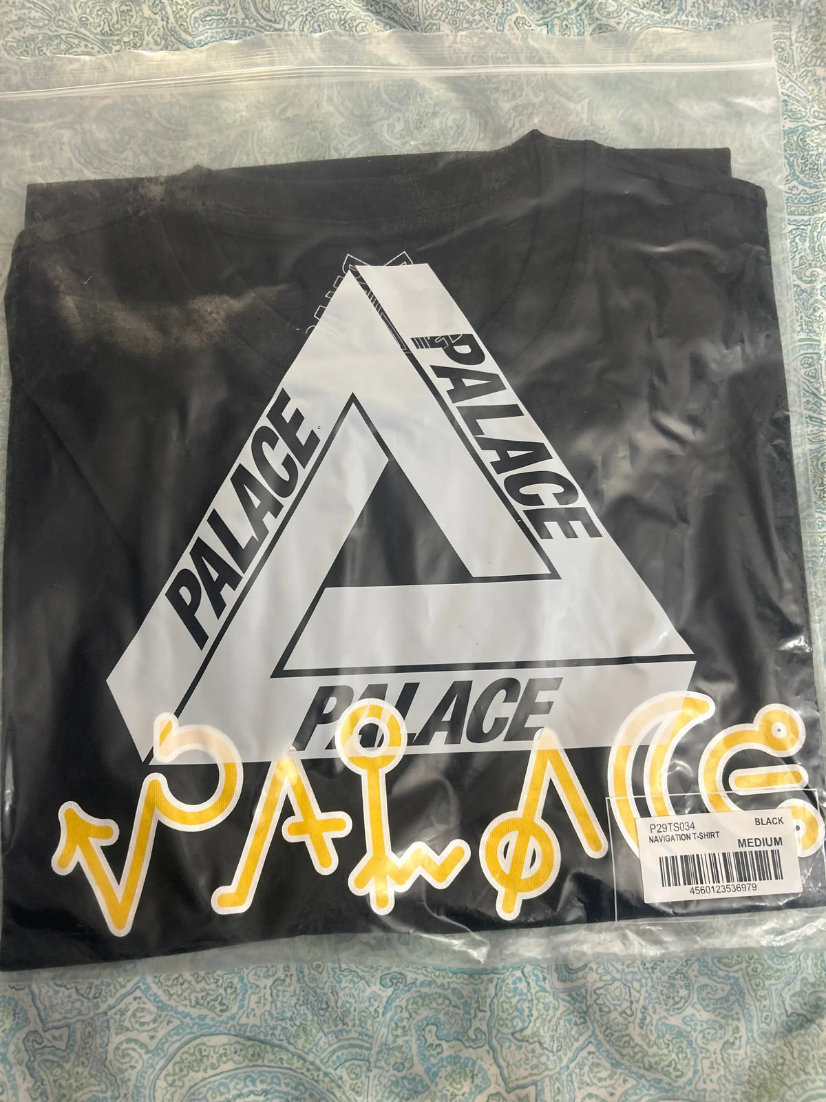 Palace Navigation T-Shirt Black Medium