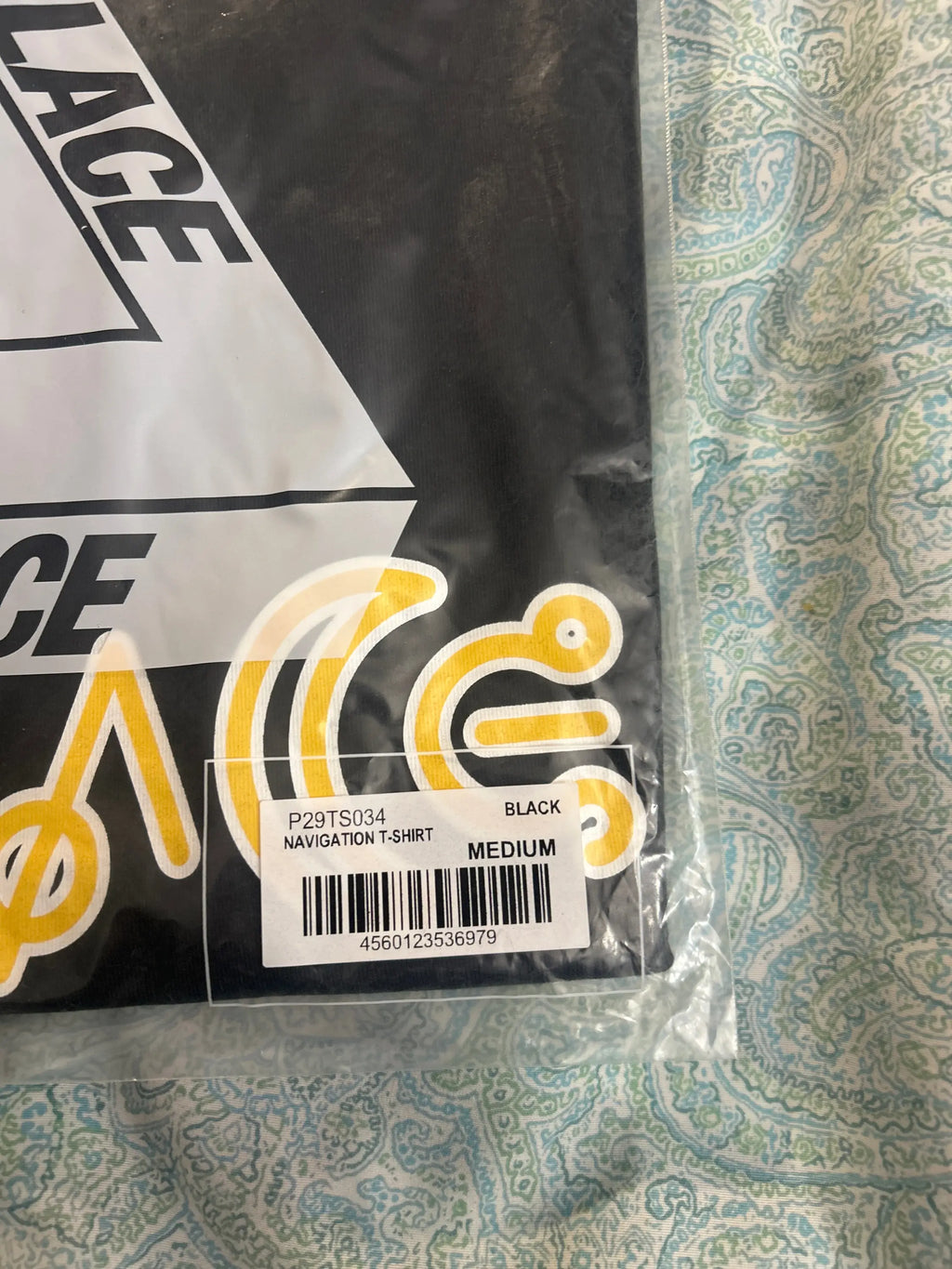 Palace Navigation T-Shirt Black Medium