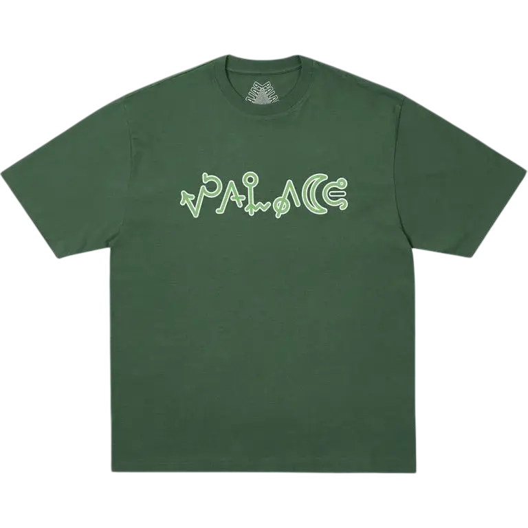 Palace Navigation T-Shirt Racey Green - M