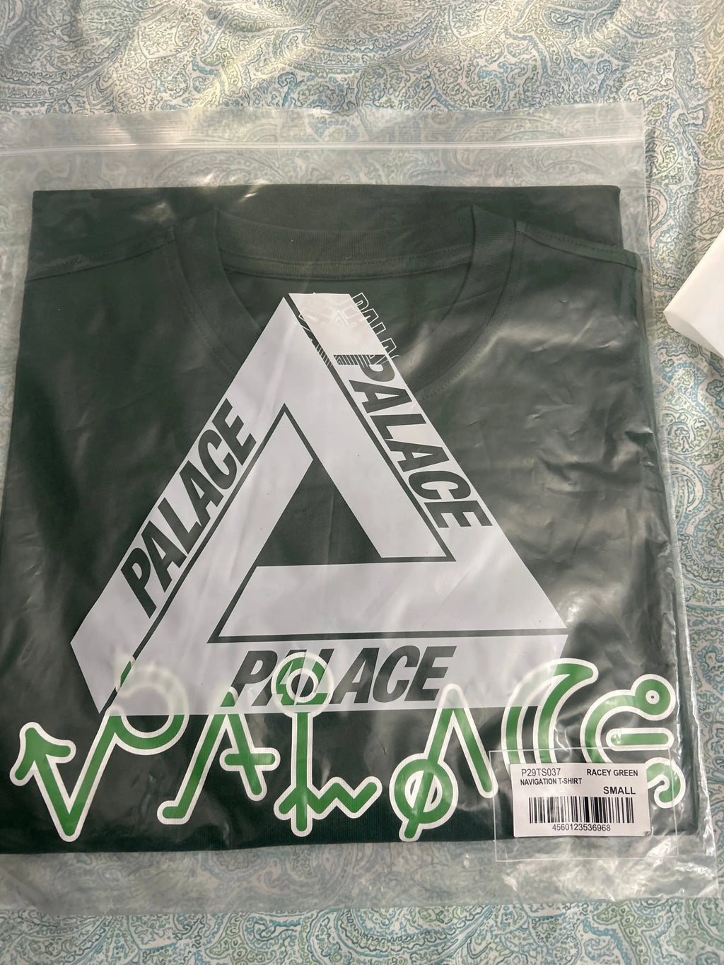 Palace Navigation T-Shirt Racey Green Small
