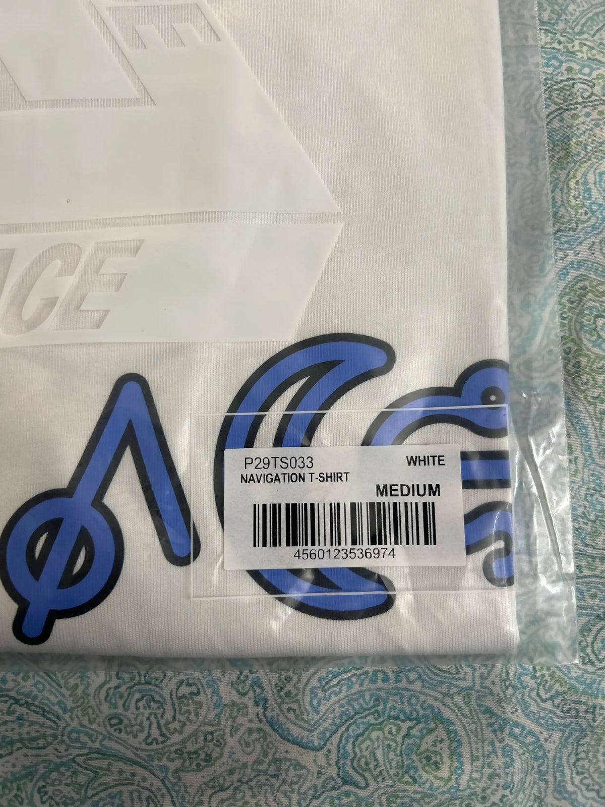 Palace Navigation T-Shirt White Medium