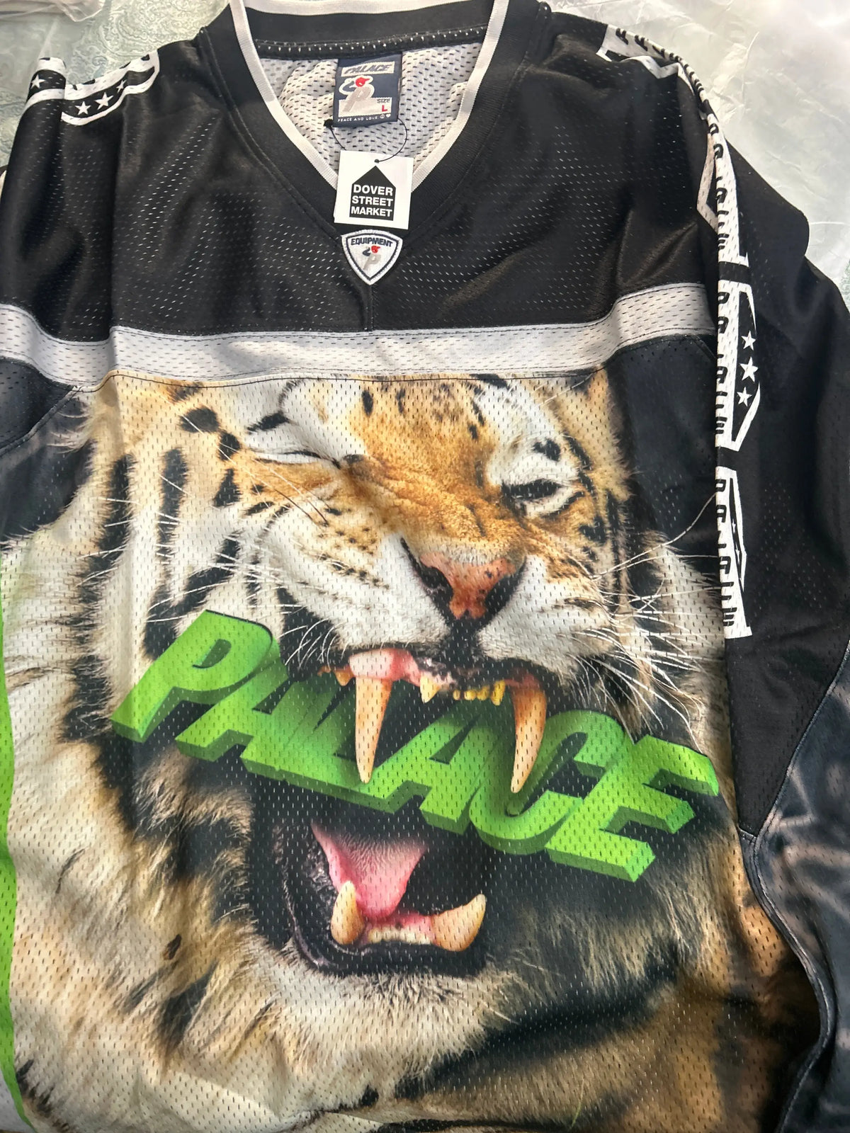 Palace No Bitin' Hockey Jersey Black Large