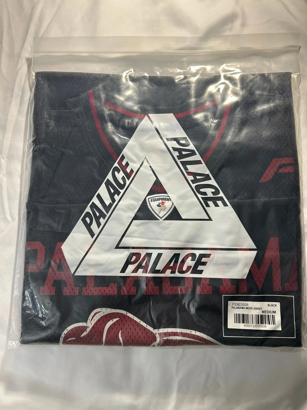 Palace Palabama Mesh Jersey Black Medium w/Matching Palabama P Frame 5-Panel