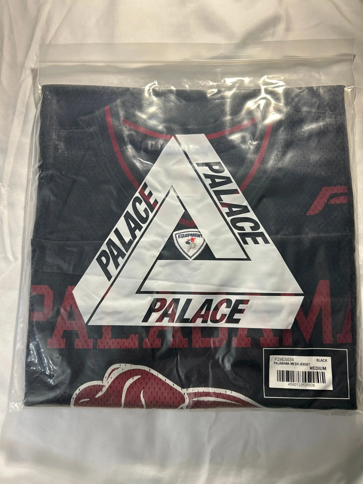 Palace Palabama Mesh Jersey Black Medium w/Matching Palabama P Frame 5-Panel