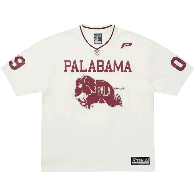 Palace Palabama Mesh Jersey White w/Matching Palabama P Frame 5-Panel - L