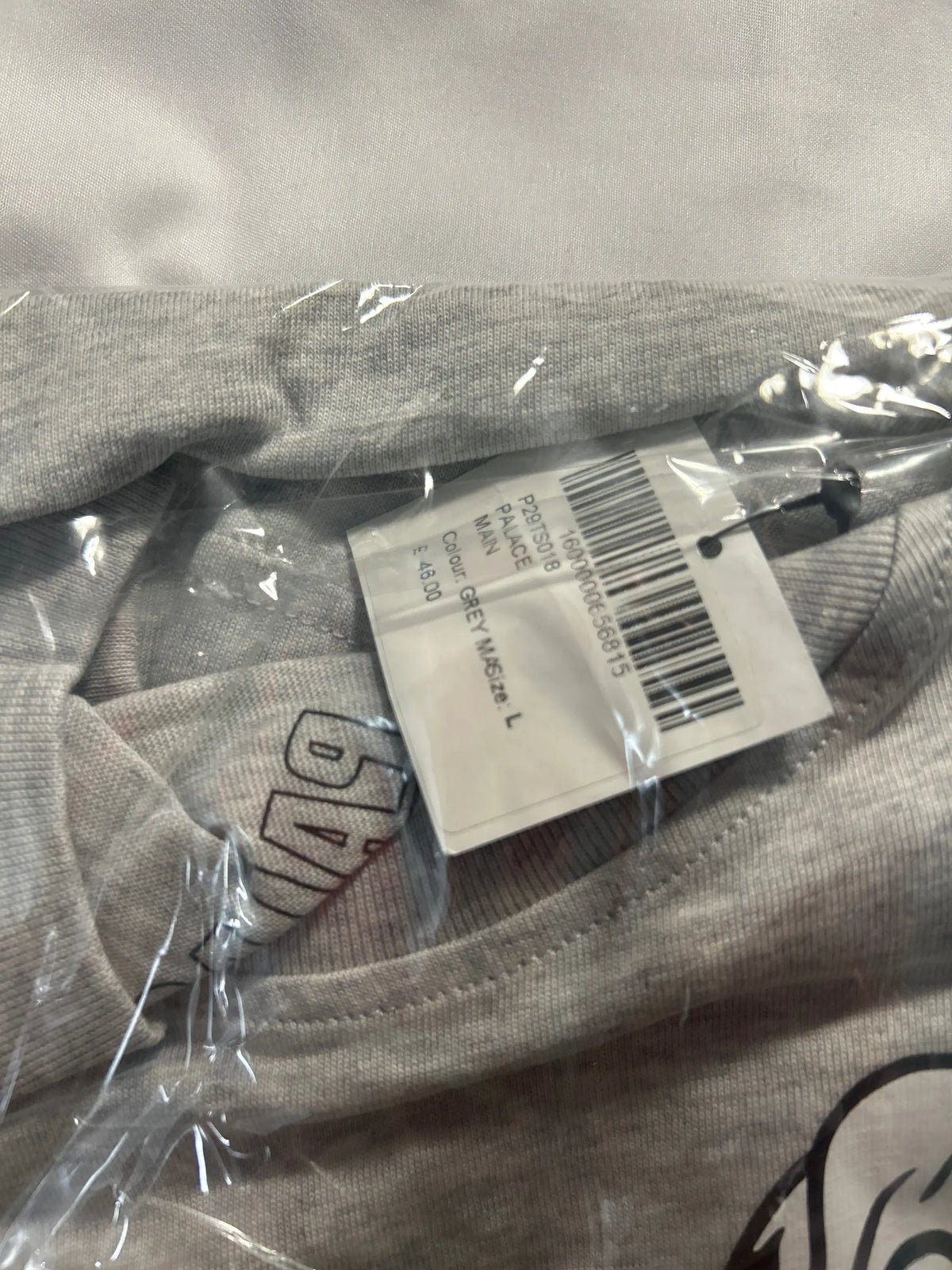 Palace Palmation T-Shirt Grey Large