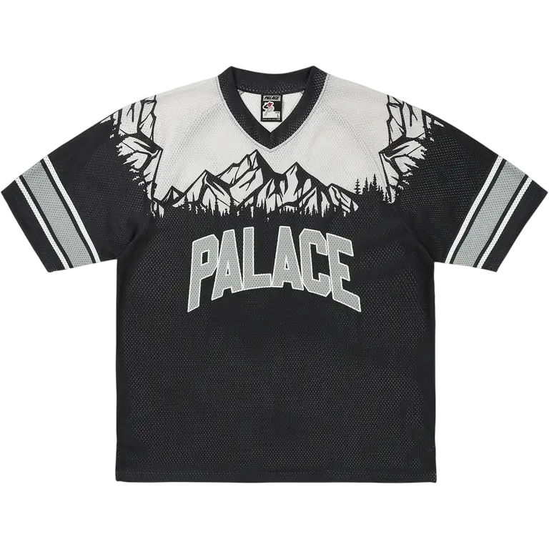 Palace Peaker Mesh Jersey Black - M