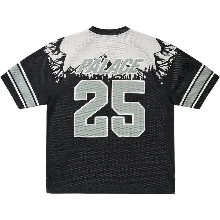 Palace Peaker Mesh Jersey Black - M
