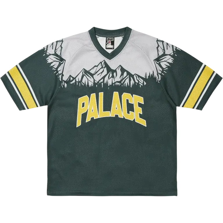 Palace Peaker Mesh Jersey Green - M