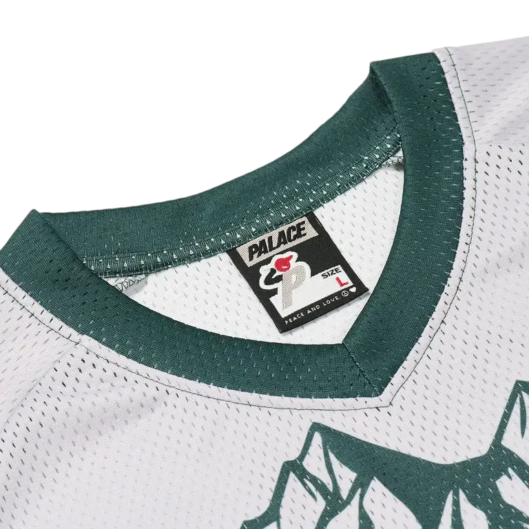 Palace Peaker Mesh Jersey Green - M