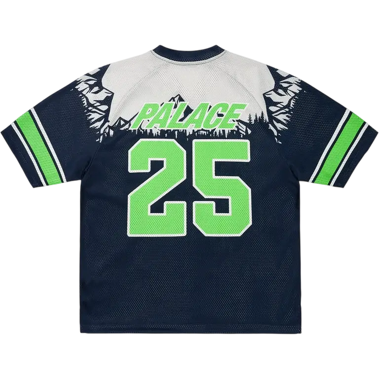Palace Peaker Mesh Jersey Navy - M