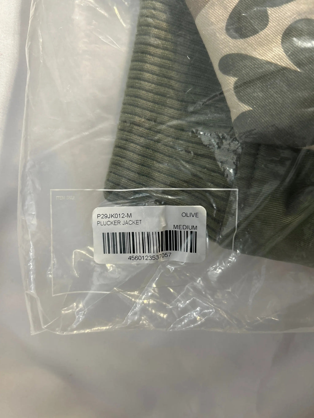 Palace Plucker Jacket Olive Medium w/Palace Camo Beanie