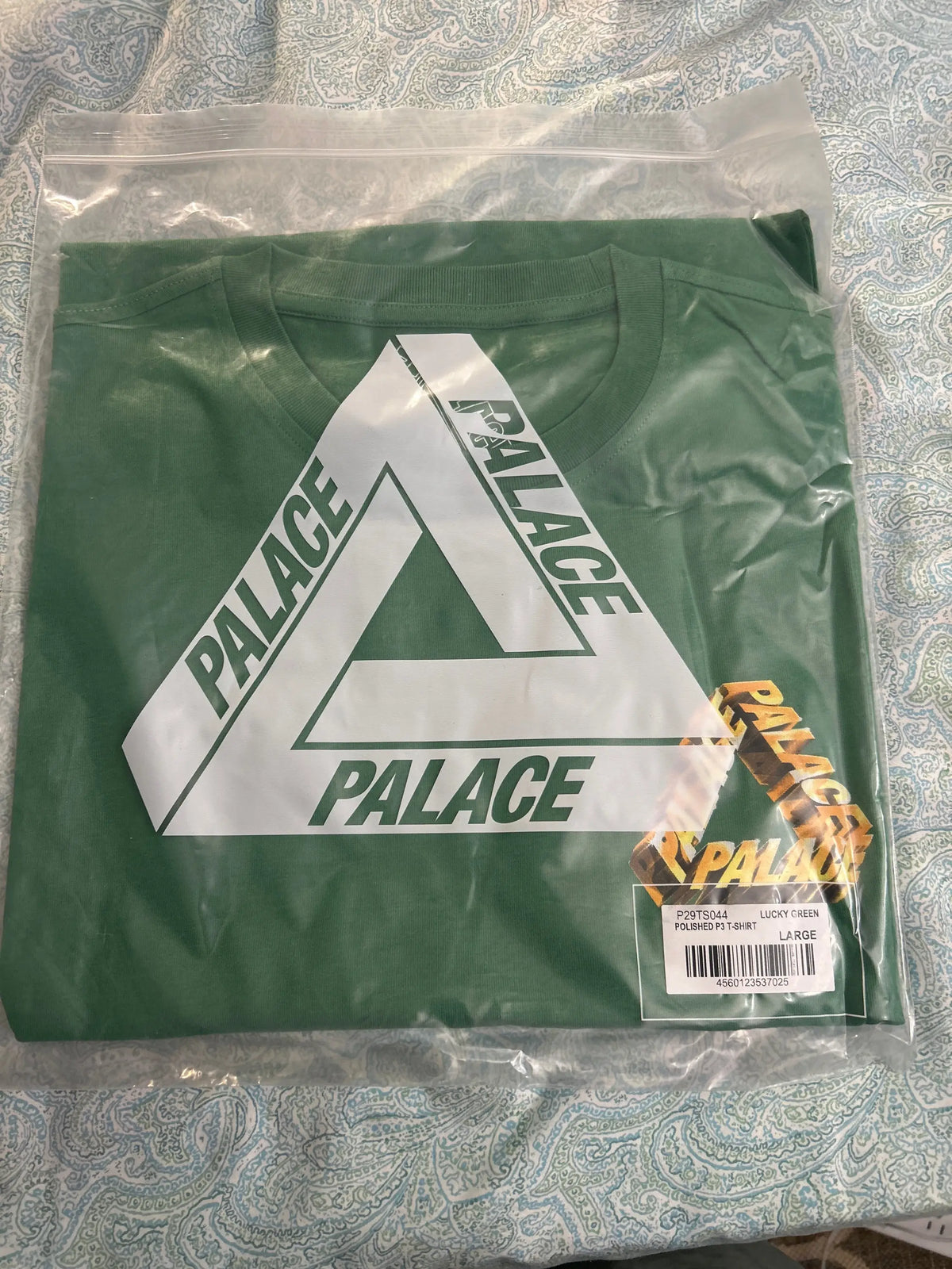 Palace Polished P3 T-Shirt Lucky Green Large