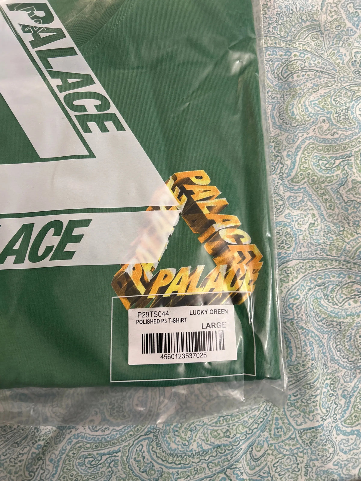 Palace Polished P3 T-Shirt Lucky Green Large