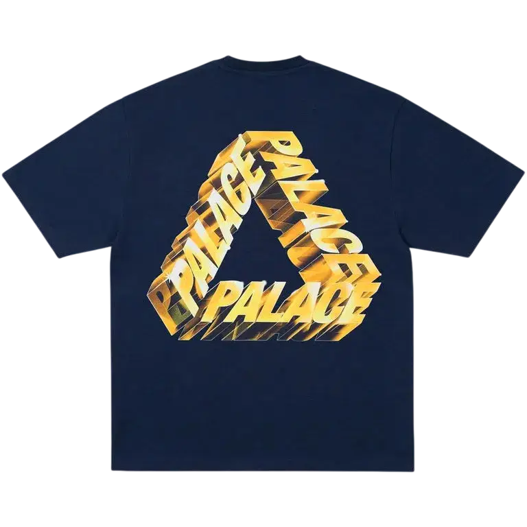 Palace Polished P3 T-Shirt Navy - M