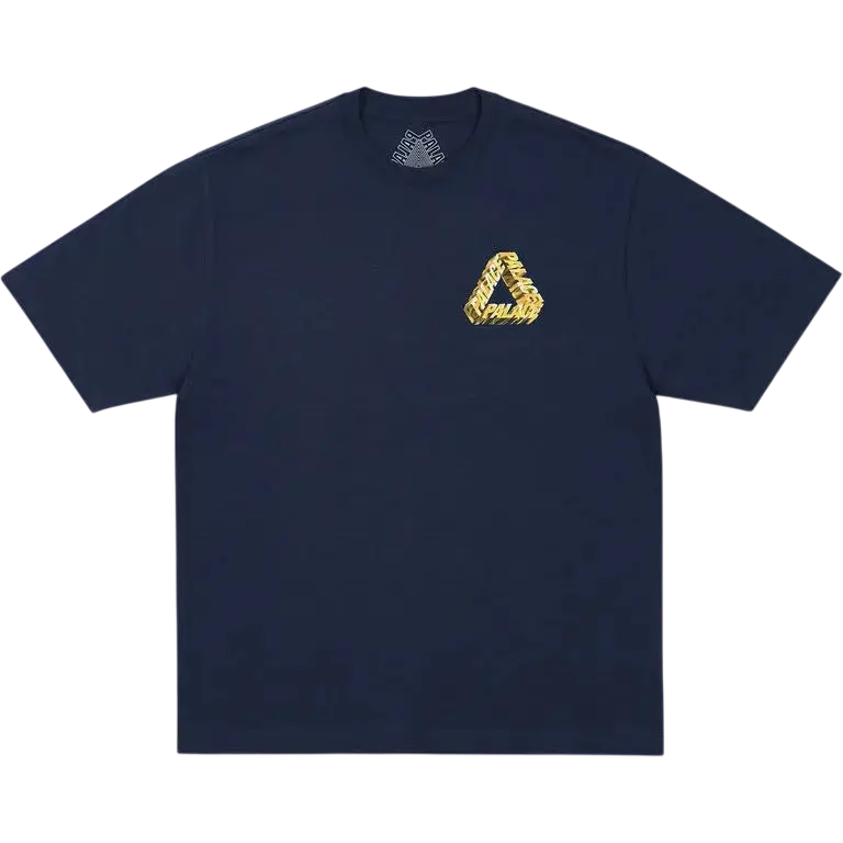 Palace Polished P3 T-Shirt Navy - M