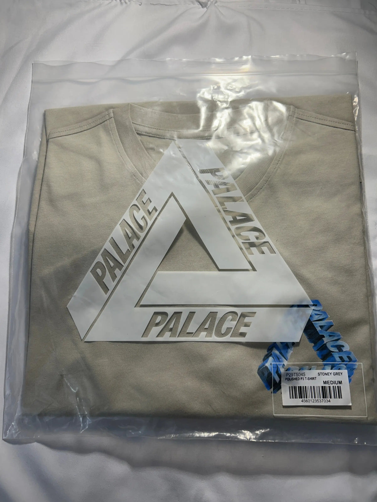 Palace Polished P3 T-Shirt Stoney Grey Medium