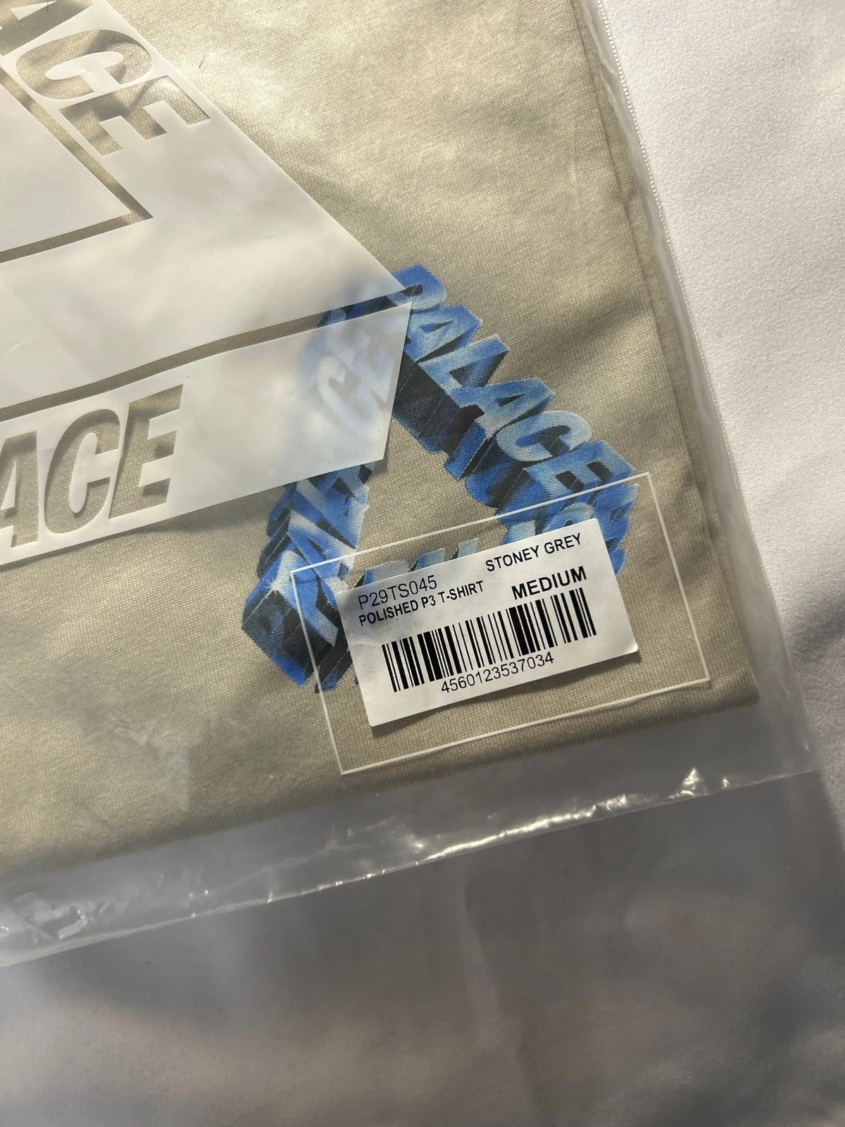 Palace Polished P3 T-Shirt Stoney Grey Medium