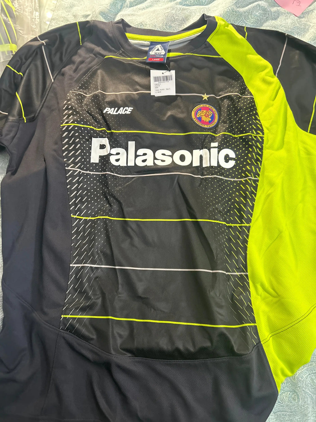 Palace Pro Team Jersey Black Large w/Matching Strapback Hat